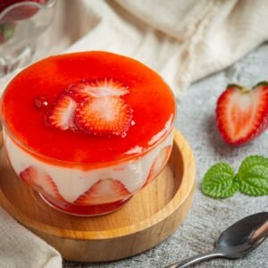 Strawberry Coconut Jelly